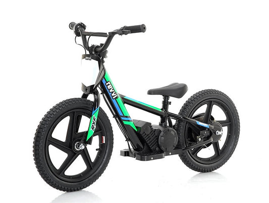 Revvi 16" Electric Balance Bike Green