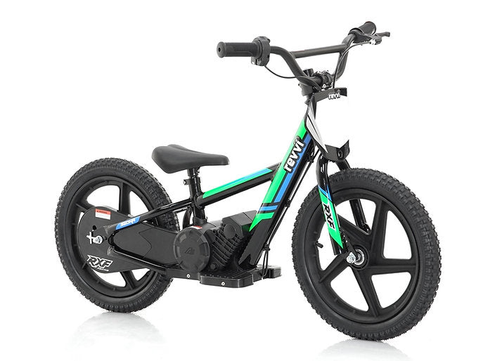 Revvi 16" Electric Balance Bike Green