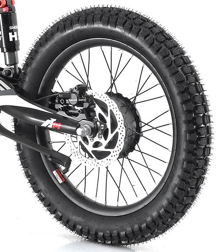 Revvi 18" kids Electric Motor Bike Black