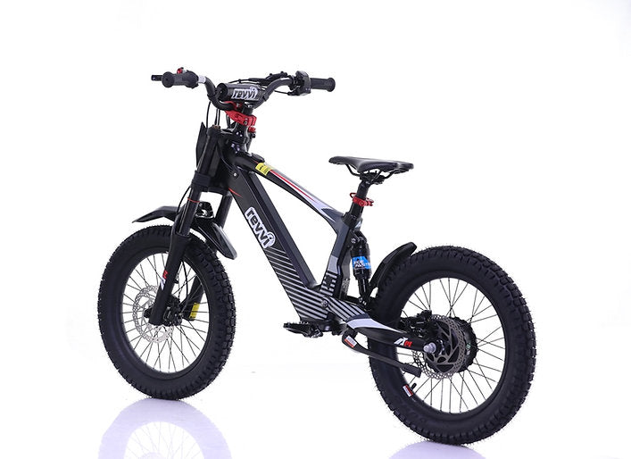 Revvi 18" kids Electric Motor Bike Black