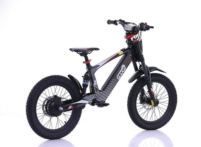 Revvi 18" kids Electric Motor Bike Black