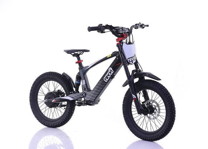 Revvi 18" kids Electric Motor Bike Black