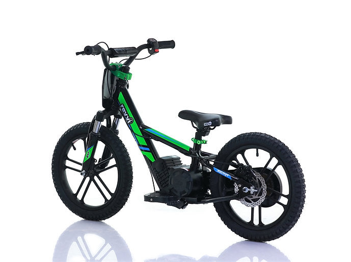Revvi 16" Plus Electric Balance Bike Green