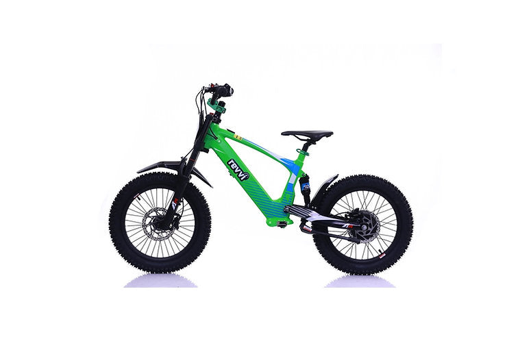 Revvi 18" kids Electric Motor Bike Green