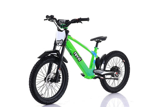 Revvi 20" Kids Electric Bike Green