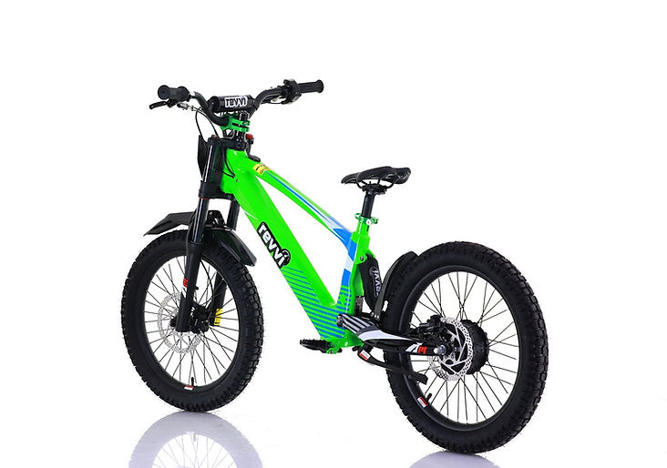 Revvi 20" Kids Electric Bike Green
