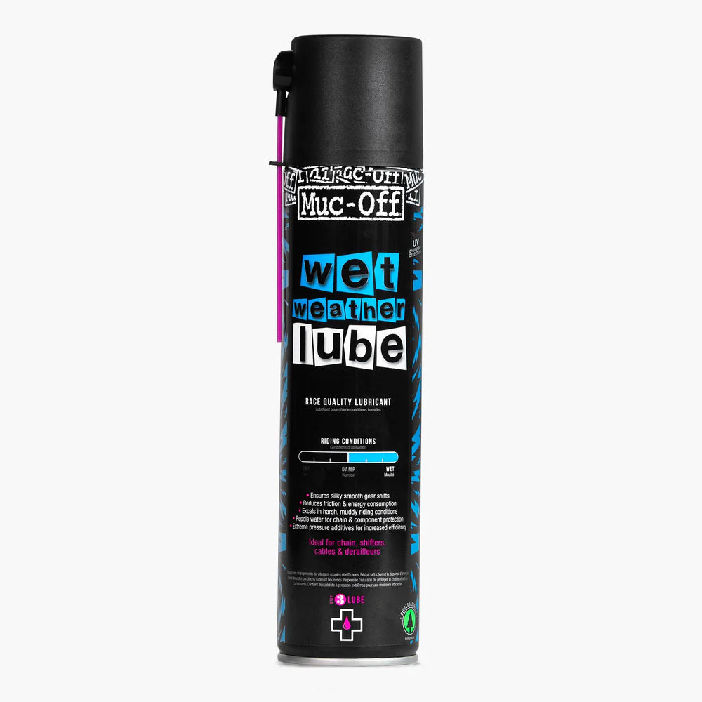 Muc-Off Bicycle Wet Weather Lube Aerosol Spray 400ml