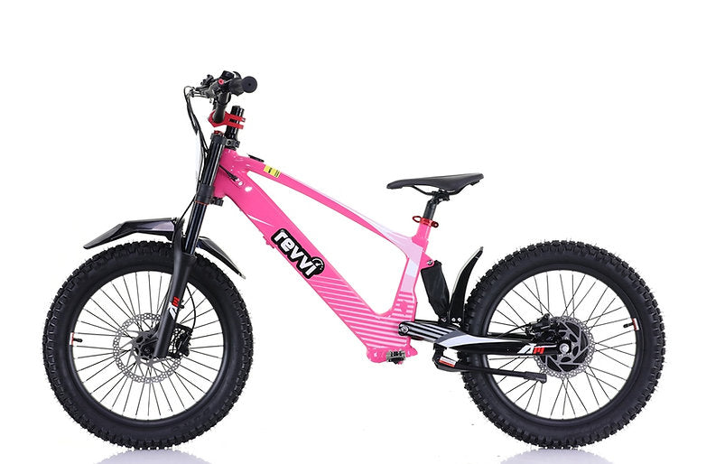 Revvi 20" Kids Electric Bike Pink