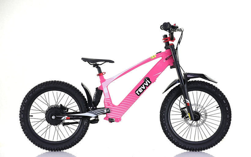Revvi 20" Kids Electric Bike Pink