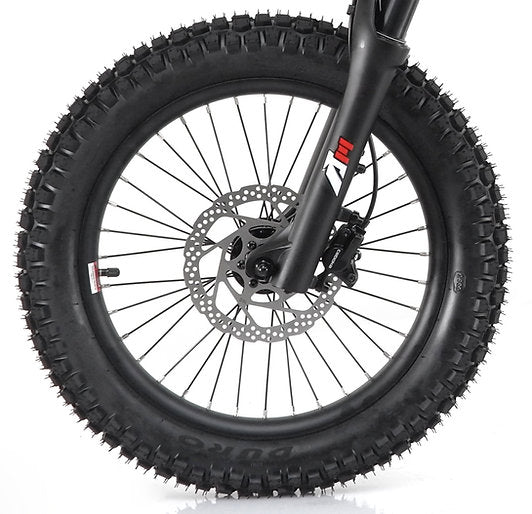Revvi 18" kids Electric Motor Bike Red