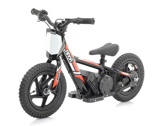Revvi 12" Kids Electric Balance Bike Red