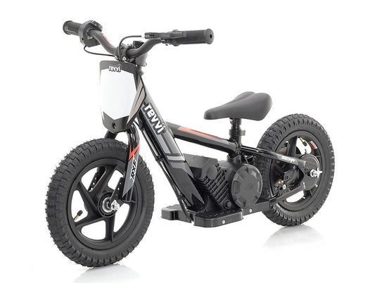 Revvi 12" Kids Electric Balance Bike Black