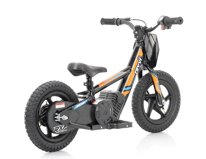 Revvi 12" Kids Electric Balance Bike Orange