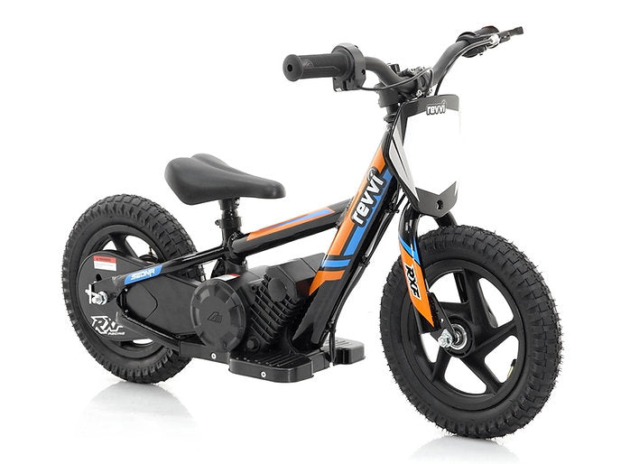 Revvi 12" Kids Electric Balance Bike Orange