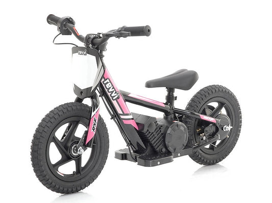 Revvi 12" Kids Electric Balance Bike Pink