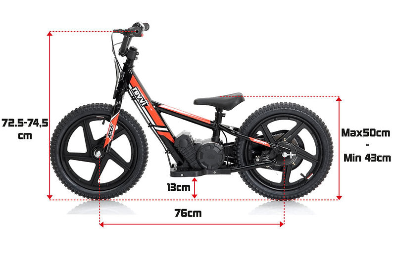 Revvi 16" Electric Balance Bike Blue