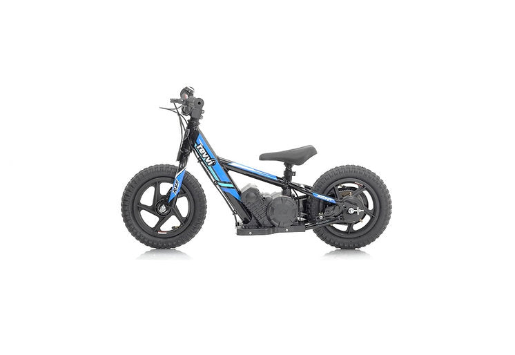 Revvi 12" Kids Electric Balance Bike Blue