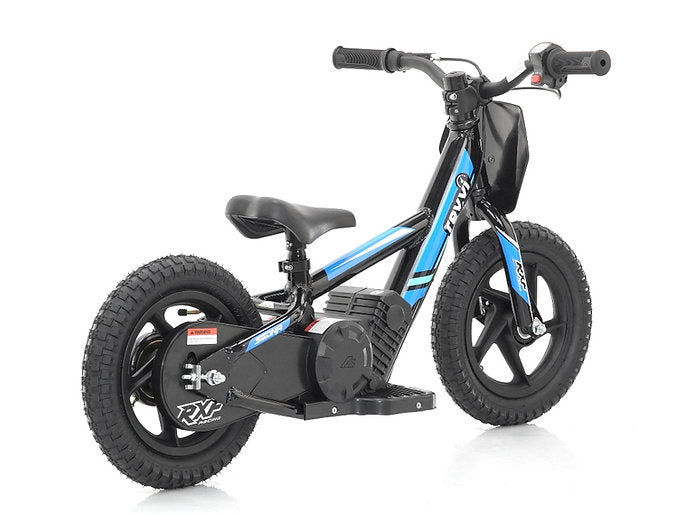 Revvi 12" Kids Electric Balance Bike Blue