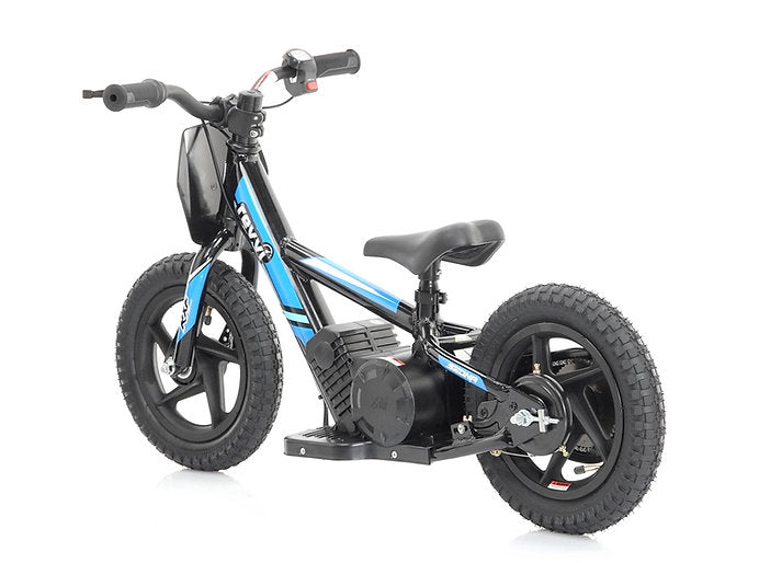 Revvi 12" Kids Electric Balance Bike Blue