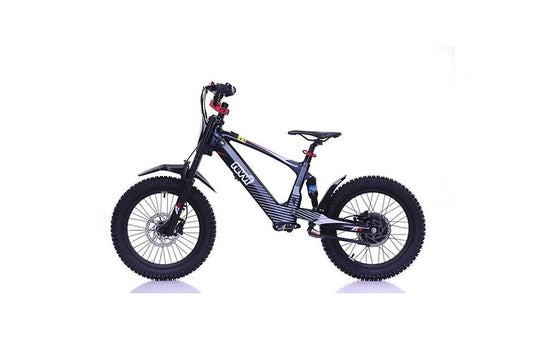 Revvi 18" kids Electric Motor Bike Black