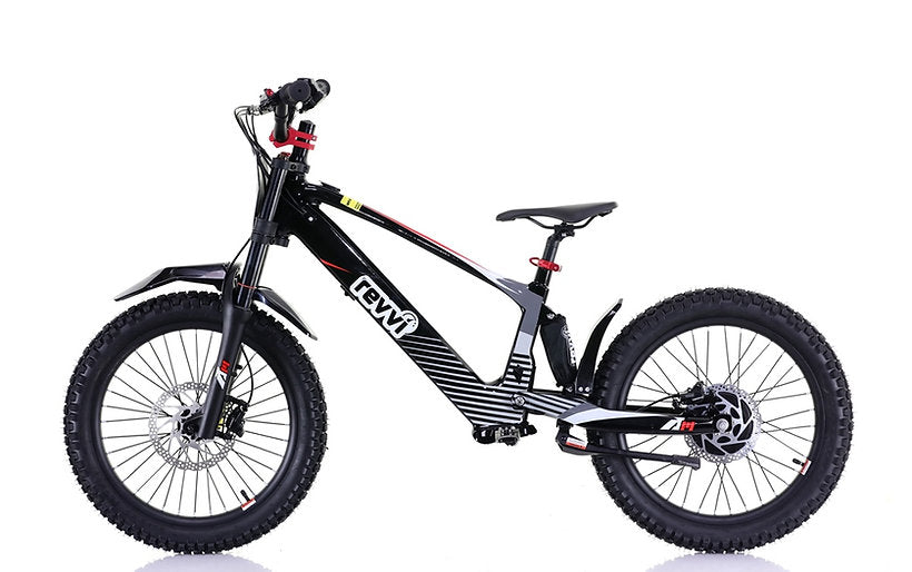 Revvi 20" Kids Electric Bike Black