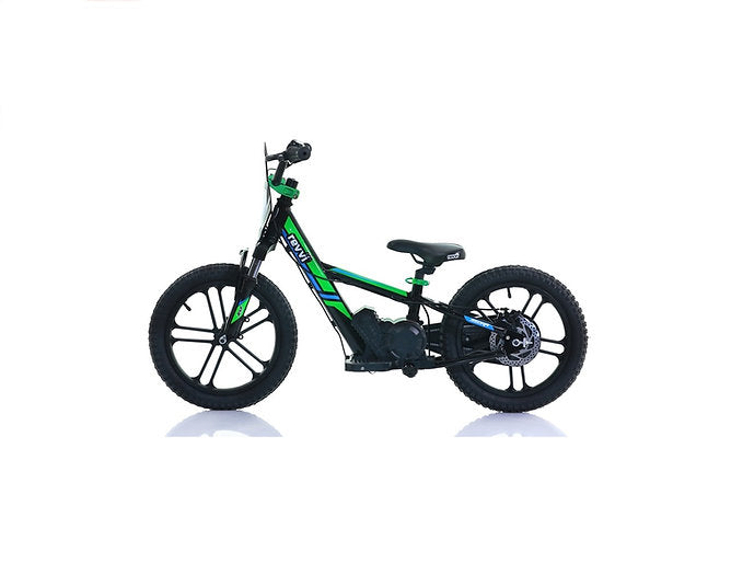 Revvi 16" Plus Electric Balance Bike Green