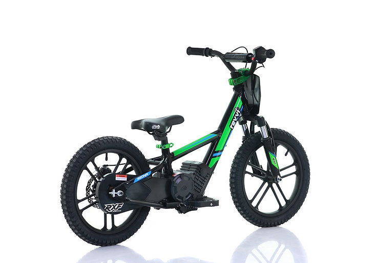Revvi 16" Plus Electric Balance Bike Green