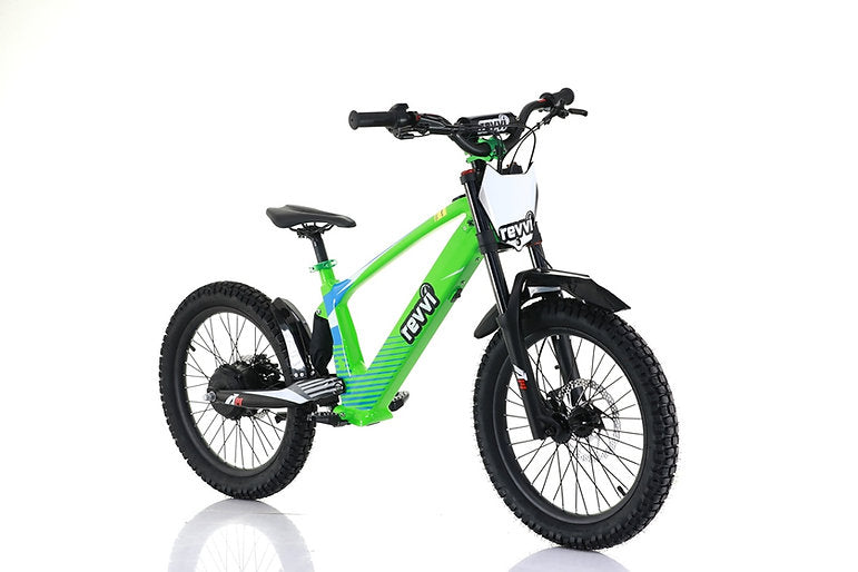 Revvi 20" Kids Electric Bike Green