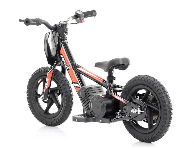 Revvi 12" Kids Electric Balance Bike Red