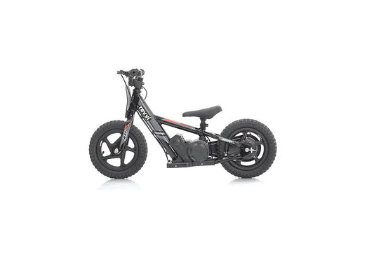 Revvi 12" Kids Electric Balance Bike Black