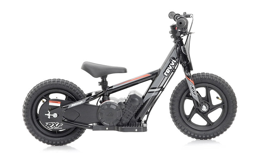Revvi 12" Kids Electric Balance Bike Black