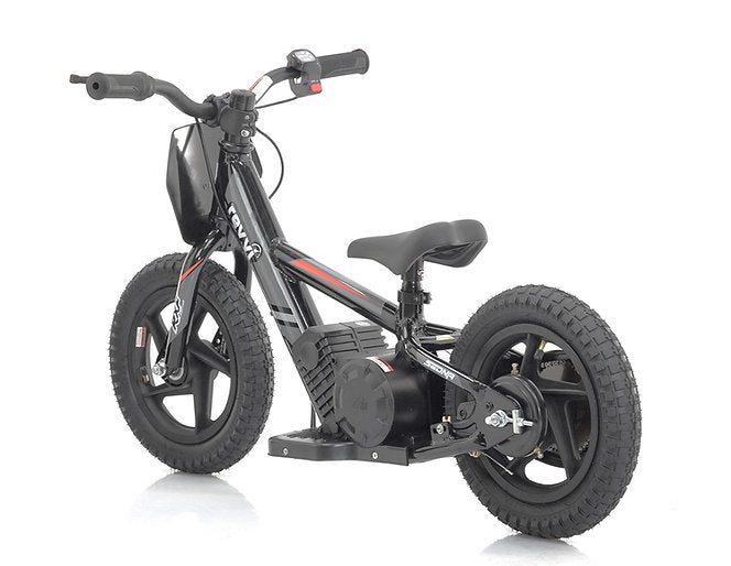 Revvi 12" Kids Electric Balance Bike Black