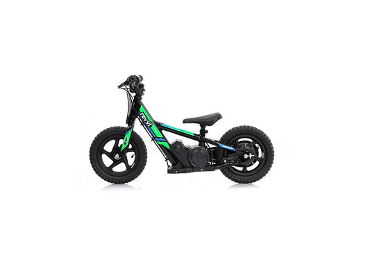 Revvi 12" Kids Electric Balance Bike Green