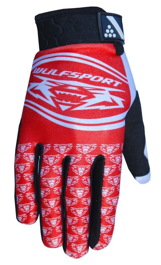 WulfSport Youth Cub Comp Gloves - Red